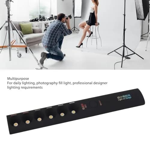 ZJchao Portable Color Temperature Lamp Stick 235mm (9.25in) | 6 Modes Photography Light Wand for Daily Lighting thumbnail 3