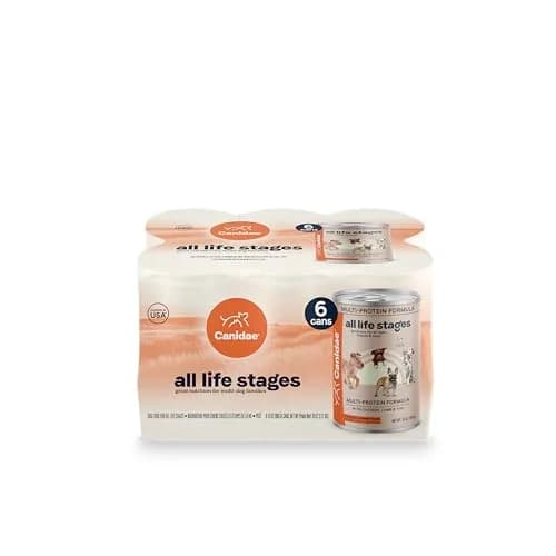 CANIDAE All Life Stages Wet Dog Food, Multi-Protein, 13 oz, 6 Pack | Complete Nutrition for All Breeds & Sizes thumbnail 1