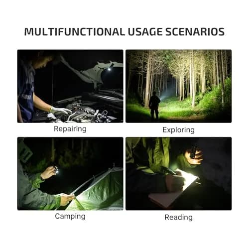 OLIGHT Baton4 Rechargeable LED Flashlight | 1300 Lumens, Compact, 6 Modes, Magnetic Tail, IPX8 Waterproof thumbnail 6