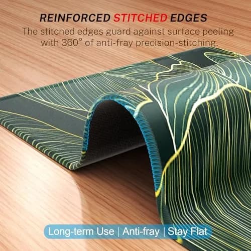 MROCO Green Leaves Mouse Pad 21.5cm (8.5 Inch) x 27.9cm (11 Inch) | Smooth Glide & Precise Control thumbnail 3