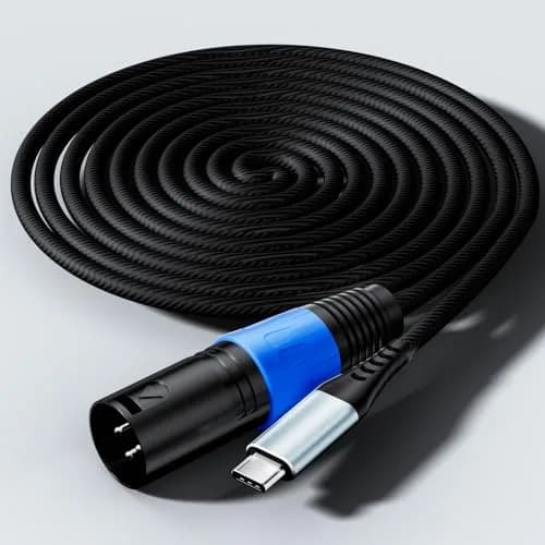 Mugteeve USB C to XLR Male Speaker Cable 10 Feet | Hi-Fi DAC Audio Support for Mixer, AMP, Studio Monitors thumbnail 6
