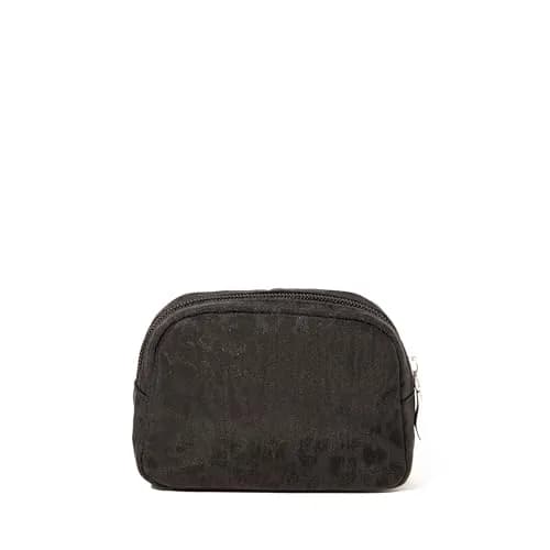 Baggallini Mini Cosmetic Pocket Black Cheetah Emboss 10cm (3.5in) x 15.6cm (4.9in) x 3.1cm (1.5in) | Lightweight Travel Makeup Organizer thumbnail 6