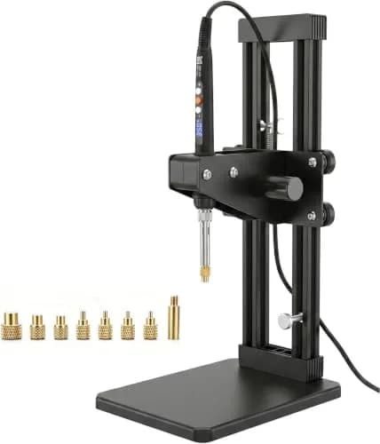 3DZWMAN Vertical Heat Set Insert Tool Press with 60W Soldering Iron & M2-M8 Tips | 210mm Insertion Height thumbnail 1