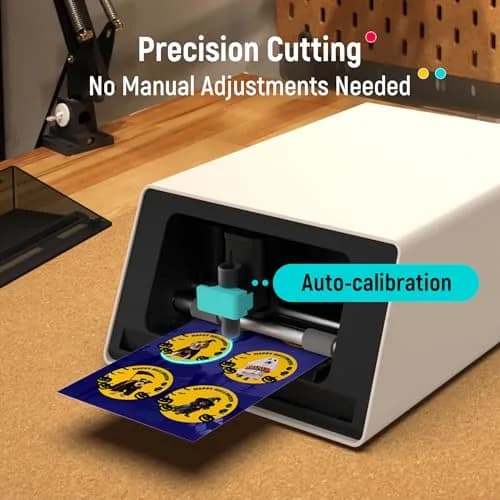Liene PixCut S1 Color Sticker Printer & Cutting Machine 4x7 in | All-in-One DIY Sticker Maker with AI Auto-Cut thumbnail 4
