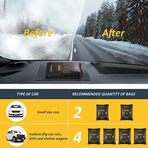 wisedry 10 x 500g Rechargeable Silica Gel Car Dehumidifier | Fast Reactivated Moisture Absorber for Large Spaces thumbnail 3