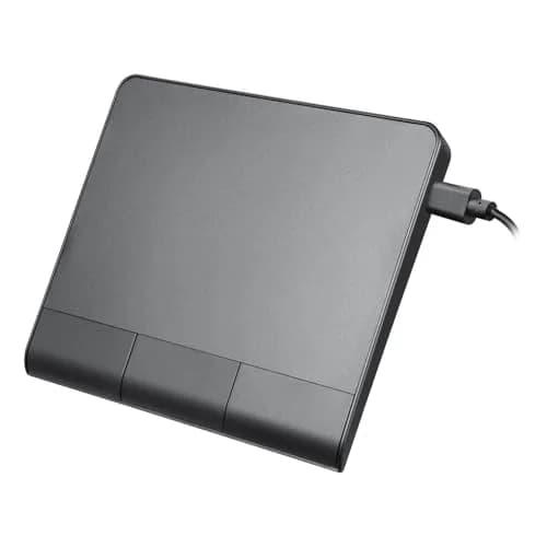 Perixx PERIPAD-506 Wired USB Touchpad – Slim Detachable Design for Desktop & Laptop – 5.31x4.57x0.55 Inches – Black thumbnail 1