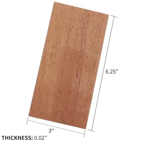 Woho Spanish Cedar Sheets for Humidors, 36 Count (6.25" x 3" x 0.02") | Natural Wood Veneer for Cigar Storage and Aging thumbnail 4