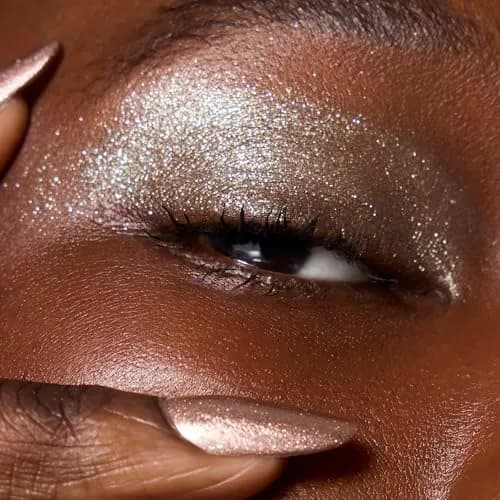 e.l.f. Fine As Fleck Glitter Eyeshadow, Filthy Rich | Shimmery Finish, Vegan & Cruelty-Free thumbnail 5