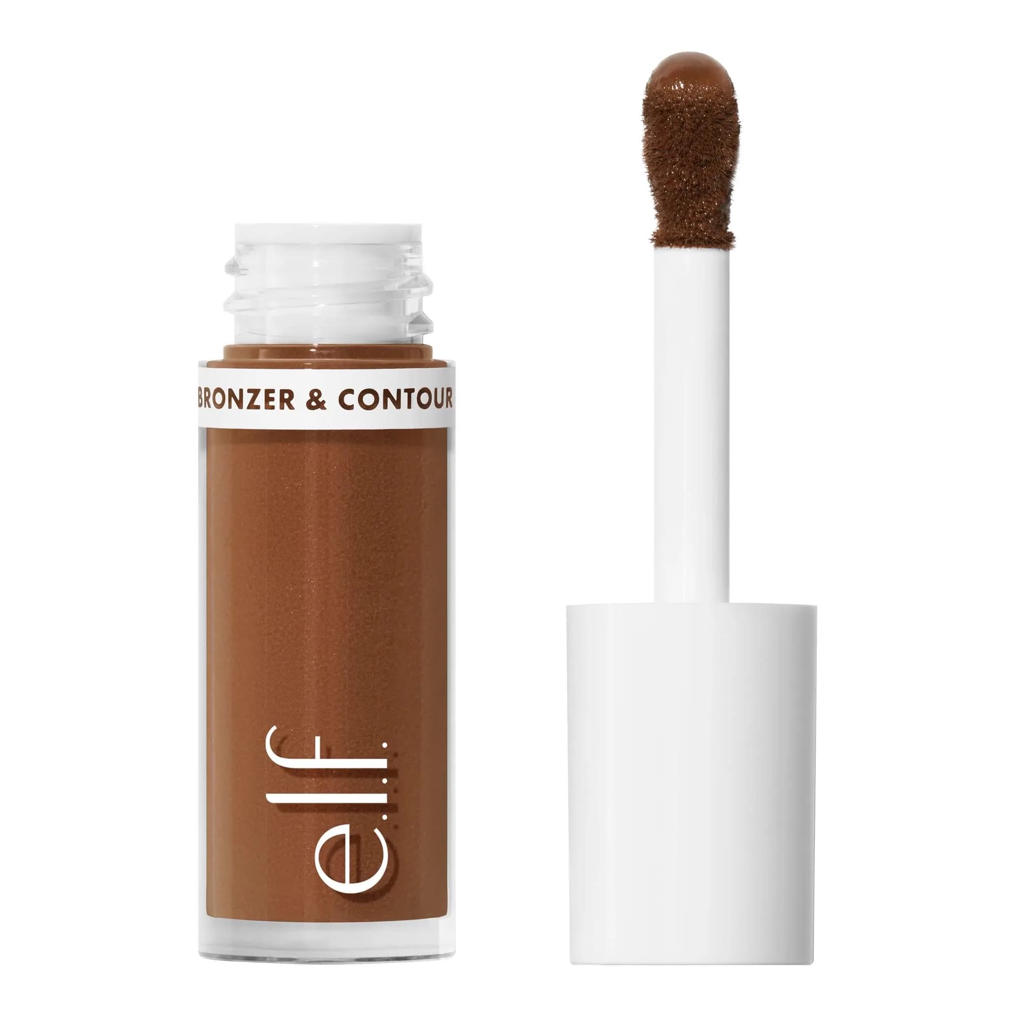 e.l.f. Camo Liquid Bronzer & Contour 0.13 Fl Oz (3.8 ml) | Sculpted Glow for All Skin Tones — 9 Deep/Rich / 0.13 Fl Oz