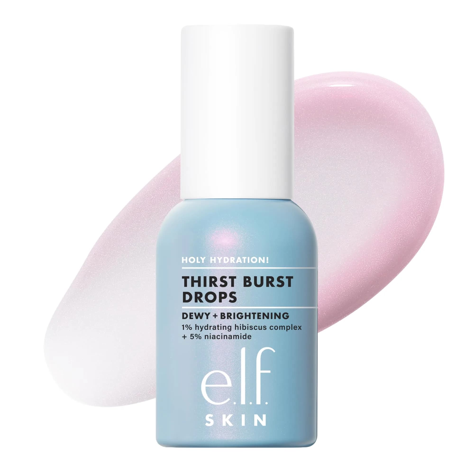 e.l.f. SKIN Holy Hydration! Thirst Burst Drops Face Serum 30ml | Hydrating, Brightening & Vegan - main product image