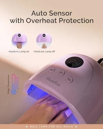 MelodySusie UV Nail Lamp P-Plus30F for Gel Polish | Fast, Auto Sensor, 36W, Fits Whole Hand & Feet thumbnail 4