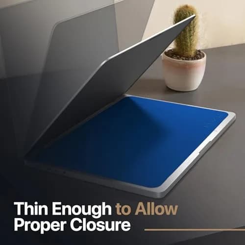 Kuzy Microfiber Screen Cleaner & Keyboard Protector for MacBook 14" & Air 13" Navy Blue | Scratch-Free & Anti-Imprint thumbnail 4