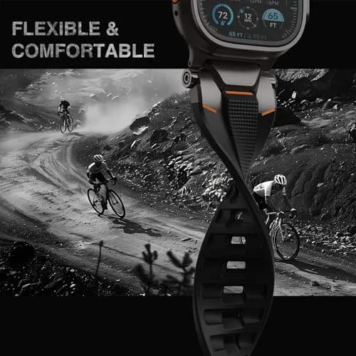 ULTIMAL Watch Band for Apple Watch Ultra 49mm | Sweat-Resistant TPU Strap, Secure Fit, Easy Swap thumbnail 6