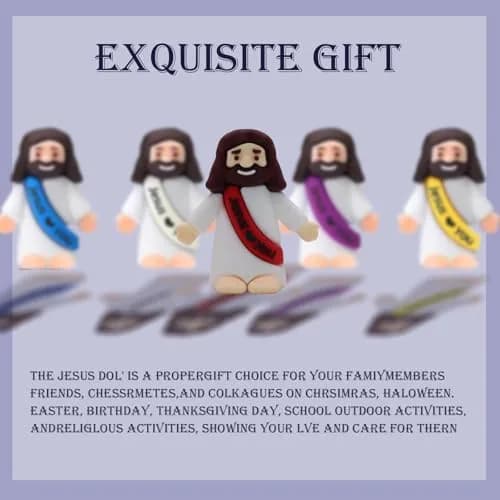 AKFAHOIF Little Jesus Figures 30-Pack Multicolor | Religious Gifts for Easter Egg Stuffers thumbnail 3