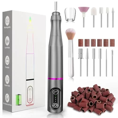 TUOBEO Cordless Nail Drill Electric File Kit 20000 RPM | Portable Efile Set for Acrylic & Gel Nails thumbnail 1