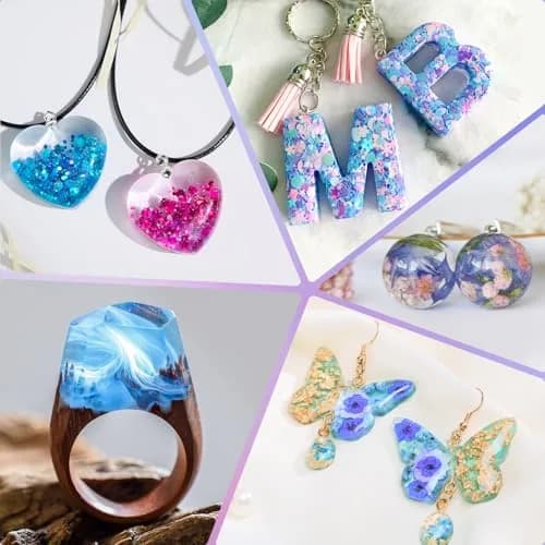HeyClear UV Resin Kit 300g (10.58 oz) | Crystal Clear, Bubble-Free Epoxy Glue for Crafts thumbnail 8