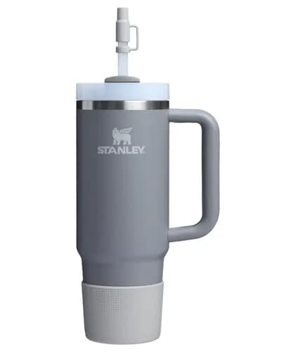 STANLEY Quencher Boot and Straw Cover Set for 20 & 30 oz Tumblers | Ash | Silicone Protector & Straw Cap thumbnail 4