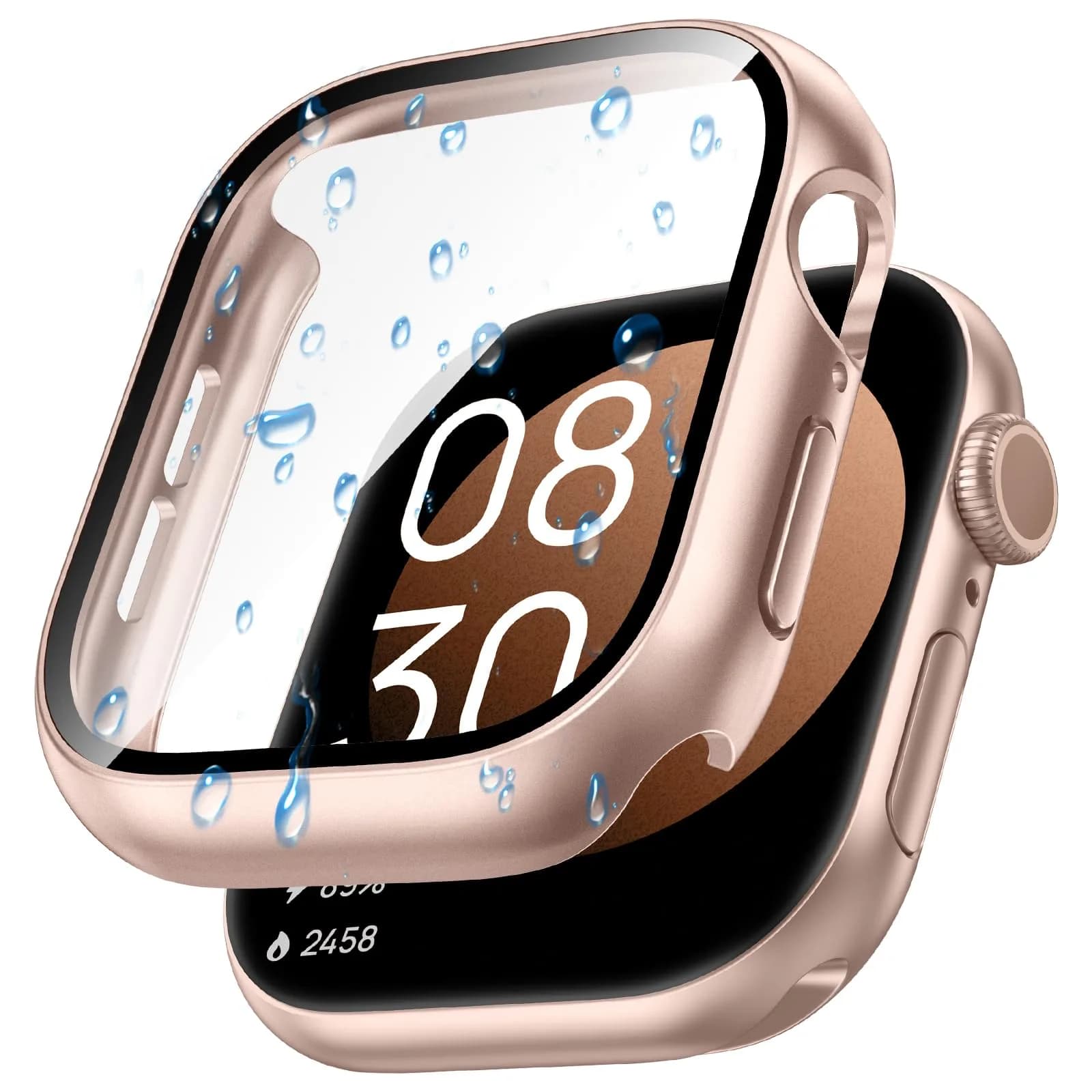 Goton IP67 Waterproof Case with Glass for Apple Watch Series 11/10 46mm | Waterproof & Scratch-Resistant