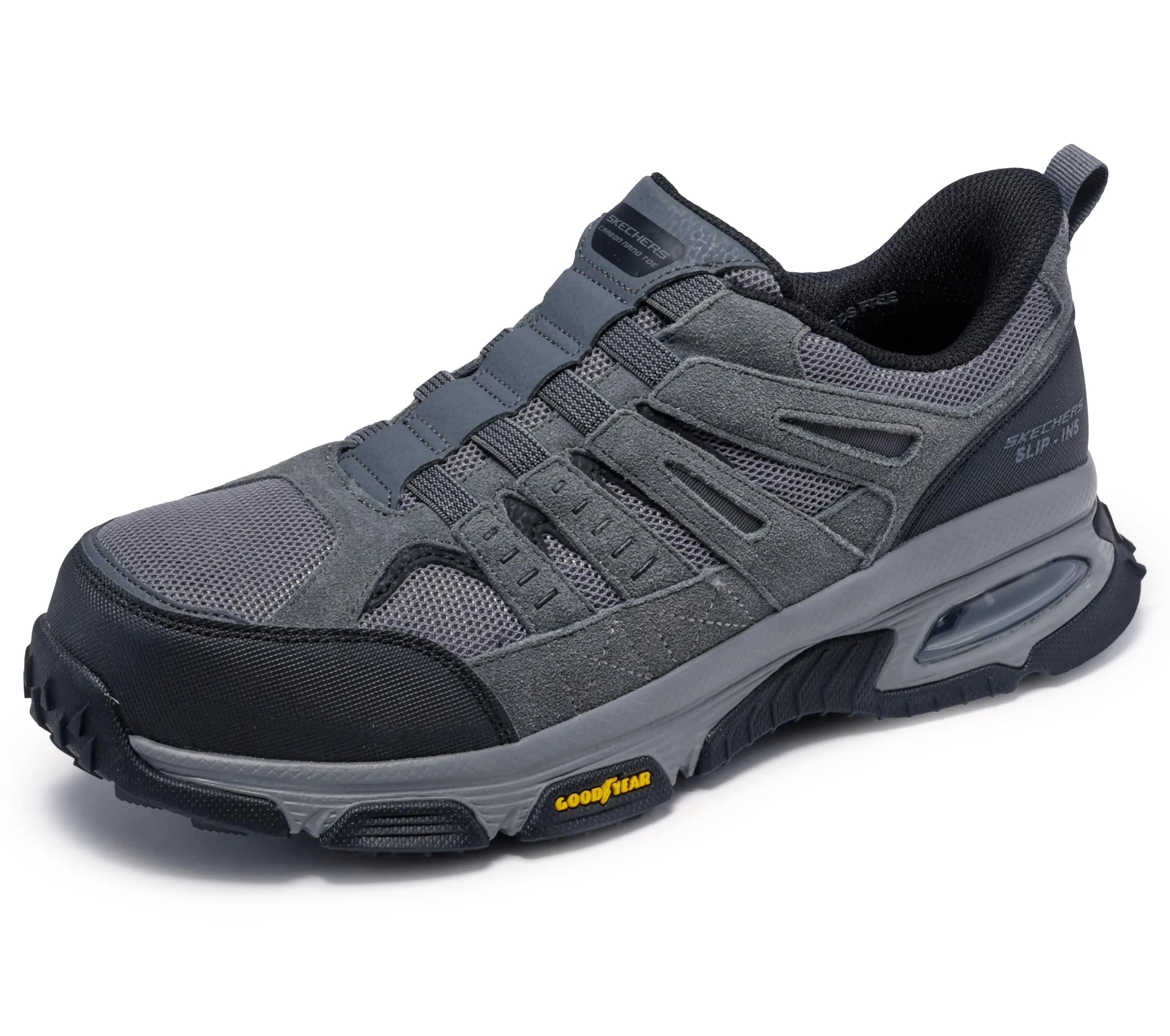 Skechers Skech-Air Envoy Delegator Memory Foam Work Shoes | Slip-In Safety & Comfort — 9