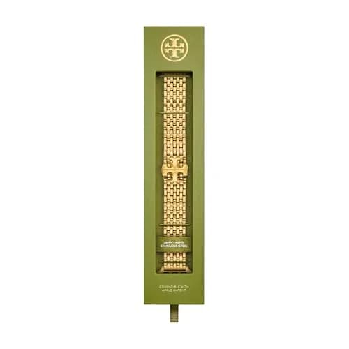 Tory Burch Women's Eleanor Gold-Tone Stainless Steel Band for Apple Watch® (Model: TBS0103E) | Elegant Gold Bracelet for Daily Wear thumbnail 6