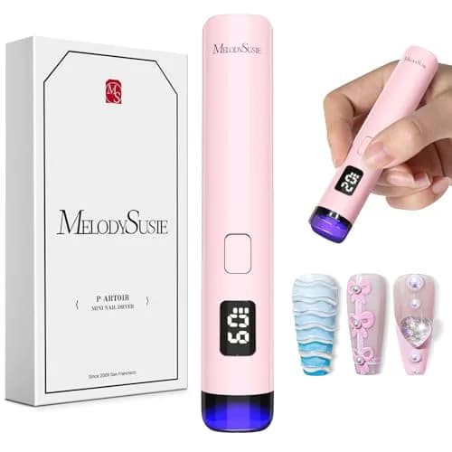 MelodySusie Handheld Flash Cure Nail Lamp P-ART01R | Cordless, Spot Cure, 20s/60s Timer, 450mAh Battery thumbnail 1