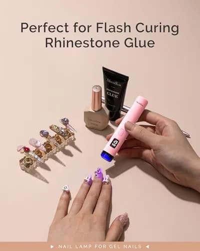 MelodySusie Handheld Flash Cure Nail Lamp P-ART01R | Cordless, Spot Cure, 20s/60s Timer, 450mAh Battery thumbnail 7