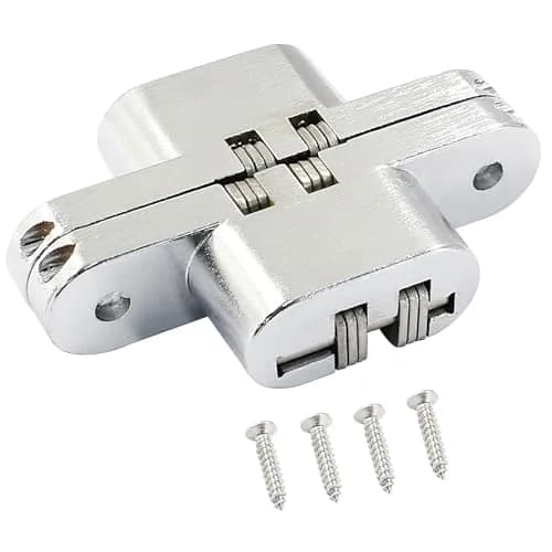 Rierdge 68.5 mm Hidden Hinge, Stainless Steel, 2 pcs | Durable Concealed Cabinet Hardware thumbnail 2