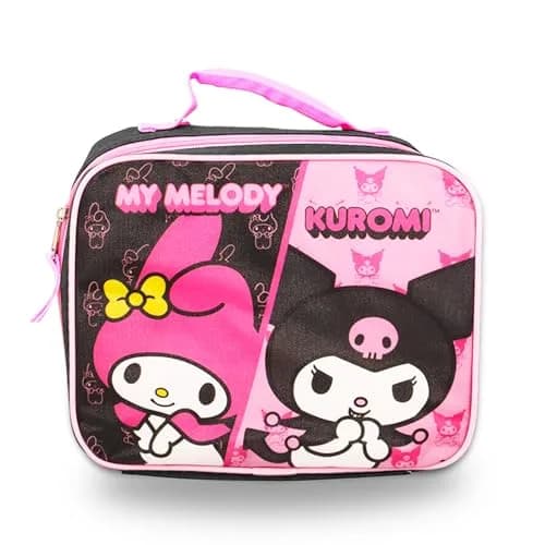 SANRIO My Melody Kuromi Backpack & Lunch Box Set for Girls | 16" School Bundle with Water Bottle & Stickers thumbnail 3