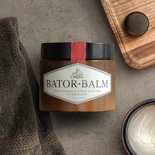 Bator Balm Unscented Gentlemen's Long Lasting Moisturizing Lubricant 177ml (6 Fl Oz) | Easy Clean Up Oil Based Lube thumbnail 5
