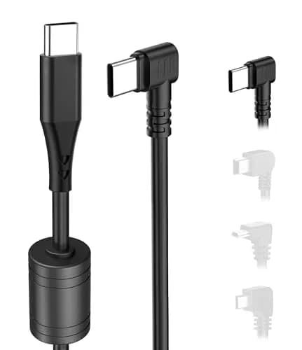 Gonifeto USB C to USB C Dash Cam Power Cord, 3Ft | Thick Copper Shielding & 90° Angle thumbnail 1