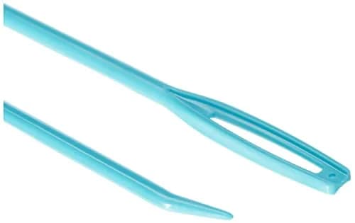 Clover Super Jumbo Tapestry Needle Set, 18-22, Blue (Pack of 6) | Curved Tip for Bulky Yarn thumbnail 3