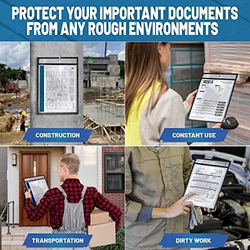 JUZARI Heavy Duty Sheet Protectors 8.5x11 Inch (30 Pack) | Clear Plastic Sleeves for Documents with Dry Erase Surface thumbnail 6