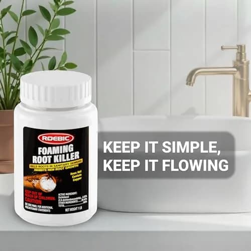Roebic FRK Foaming Tree Root Killer 1.36 kg (3 lb) | Patented Formula for Pipes & Septic Systems thumbnail 5