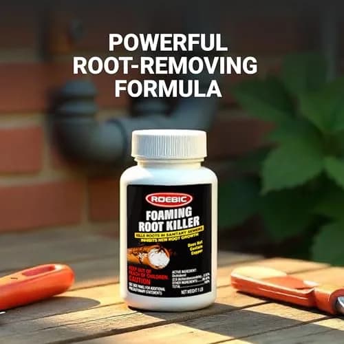 Roebic FRK Foaming Tree Root Killer 1.36 kg (3 lb) | Patented Formula for Pipes & Septic Systems thumbnail 6
