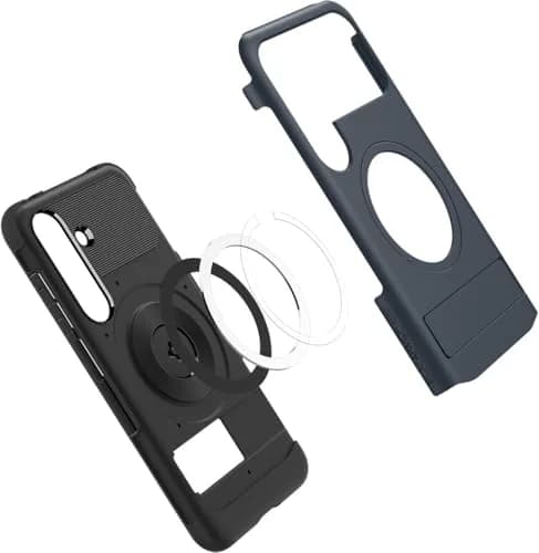Spigen Slim Armor MagFit Designed for S25 Case (2025) Metal Slate | Military-Grade Protection & MagSafe Compatibility thumbnail 4