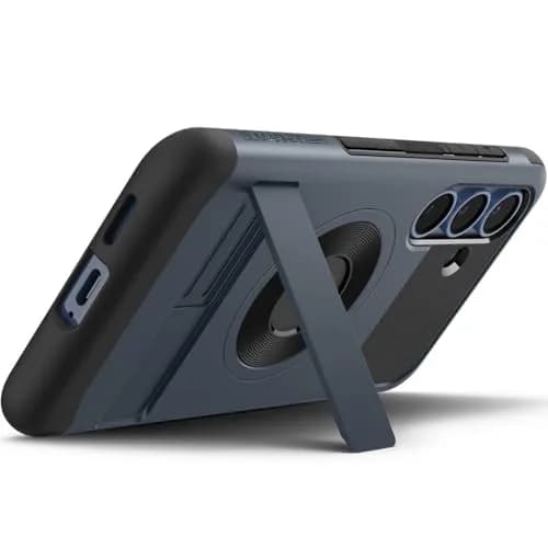 Spigen Slim Armor MagFit Designed for S25 Case (2025) Metal Slate | Military-Grade Protection & MagSafe Compatibility thumbnail 2