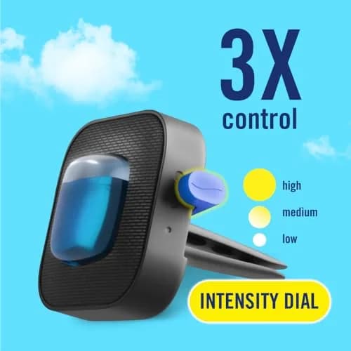 Febreze Car Air Freshener Vent Clip, Linen & Sky Scent, 3 Count (2.63 Fl Oz Total) | Long-Lasting Odor Control thumbnail 3