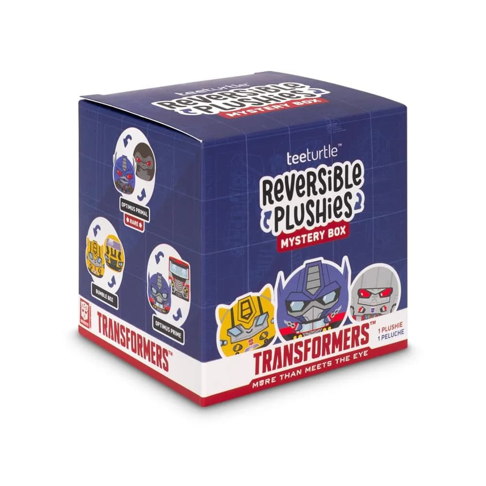 TeeTurtle Transformers Series 3" Reversible Plushie Mystery Box | Officially Licensed & Safe