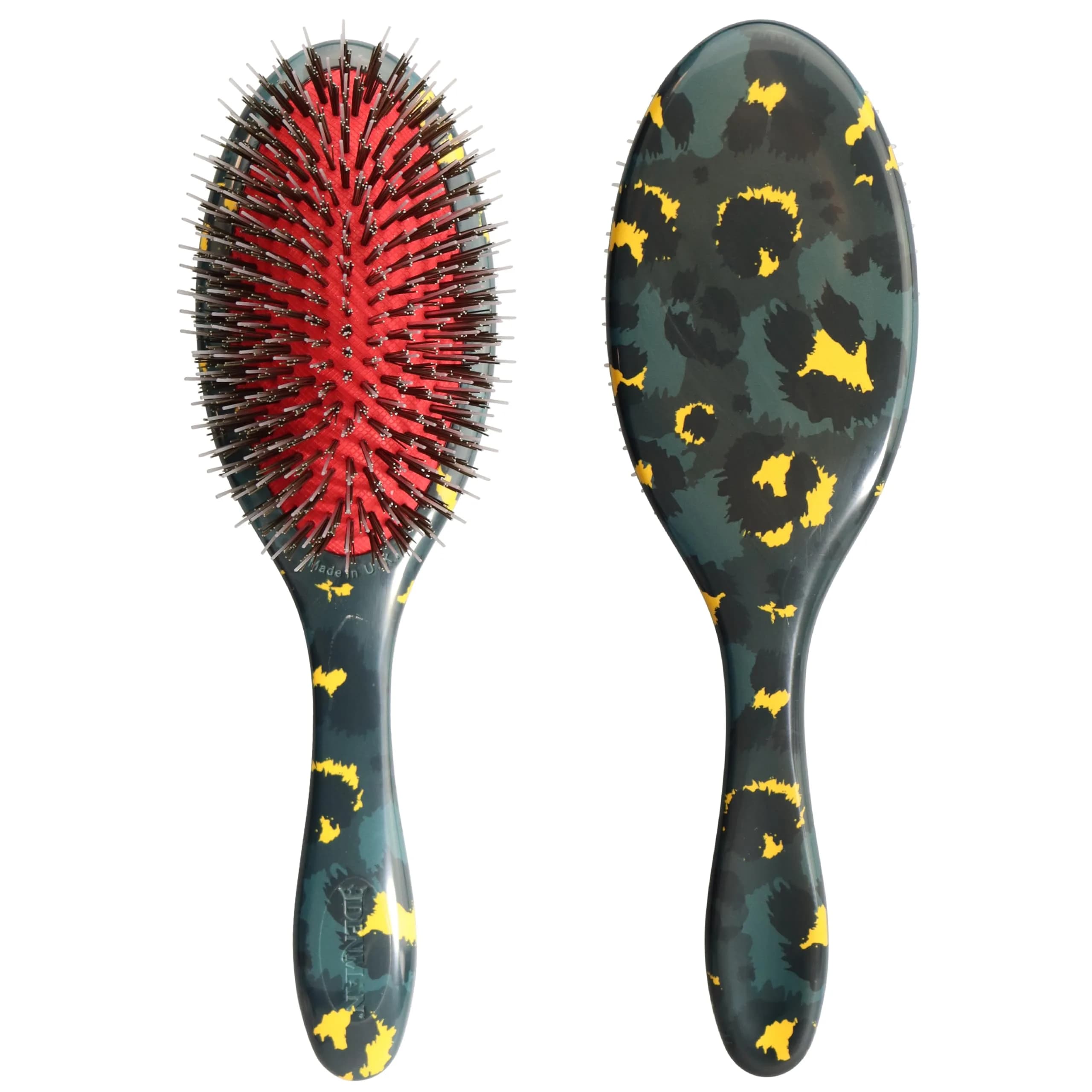 Denman D81M Boar Bristle Hair Brush – Smoothing, Shine & Detangling for All Hair Types | 2.44 in (6.2 cm) Wide — Wildcat