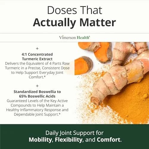 Vimerson Health Glucosamine Chondroitin MSM Joint Supplement 1500 mg (90 Tablets) | Supports Cartilage & Mobility thumbnail 5