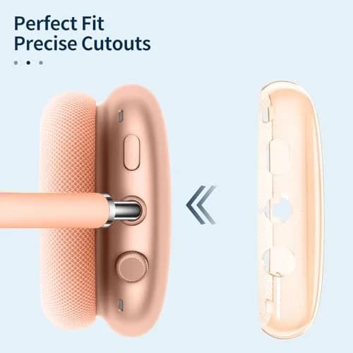 FINTIE Clear Case for AirPods Max 2 (2026) & AirPods Max 1 (2024/2020) | Transparent TPU Cover, Anti-Scratch, Precise Fit, Lightweight thumbnail 3