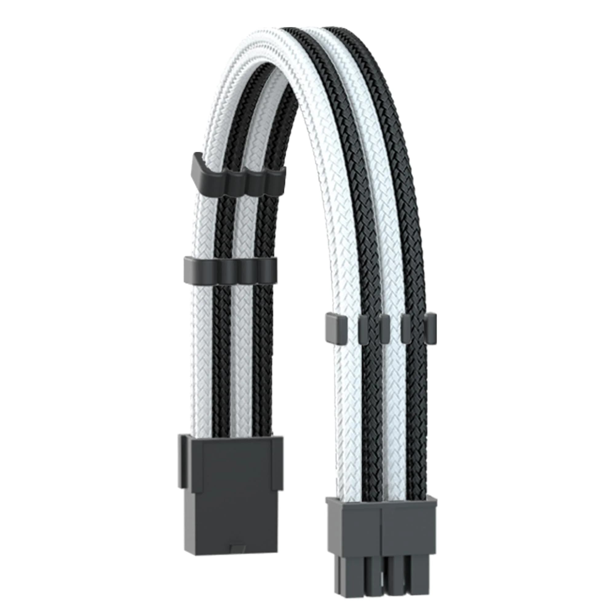 Formulamod Power Supply Sleeved Cable 18AWG EPS 8-P/PCI-8-P | Heat-Shrink-Less, 30cm, Compatible with All Power Supplies