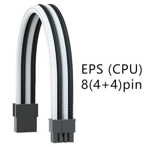 Formulamod Power Supply Sleeved Cable 18AWG EPS 8-P/PCI-8-P | Heat-Shrink-Less, 30cm, Compatible with All Power Supplies thumbnail 5