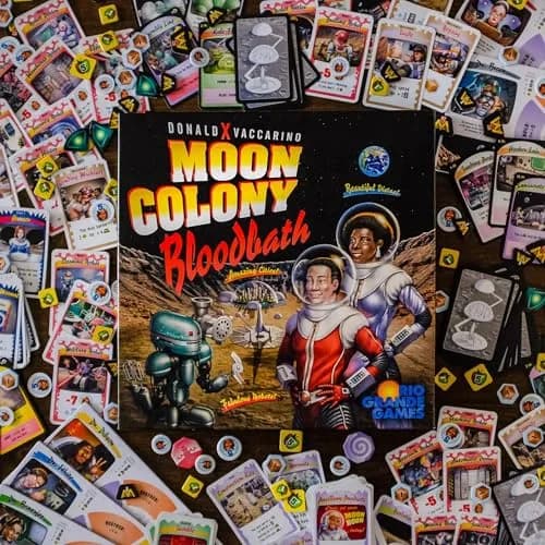 Rio Grande Games Moon Colony Bloodbath Strategy Card Game 1-5 Players Ages 14+ | Engine Building Engine-Losing Mechanics thumbnail 2