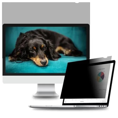 WELINC 24" 16:9 Privacy Screen Filter Anti-Glare Blue Light Protect | Frameless, Lightweight thumbnail 1