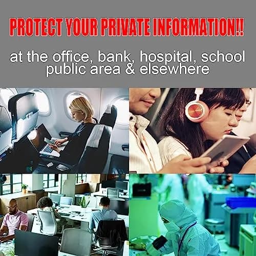 WELINC 24" 16:9 Privacy Screen Filter Anti-Glare Blue Light Protect | Frameless, Lightweight thumbnail 6