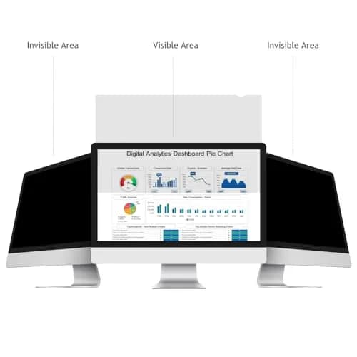 WELINC 24" 16:9 Privacy Screen Filter Anti-Glare Blue Light Protect | Frameless, Lightweight thumbnail 3