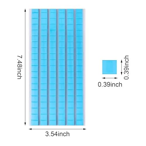 Feosky Adhesive Poster Sticky Tack Putty, 120 Pieces, Blue | Reusable & Removable Mounting Putty for Walls, Crafts, Photos thumbnail 2
