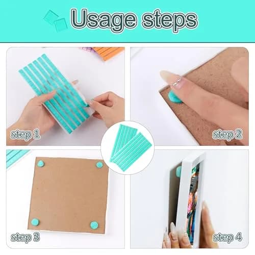 Feosky Adhesive Poster Putty 240 Pieces (Black) | Damage-Free Wall Mounting thumbnail 4