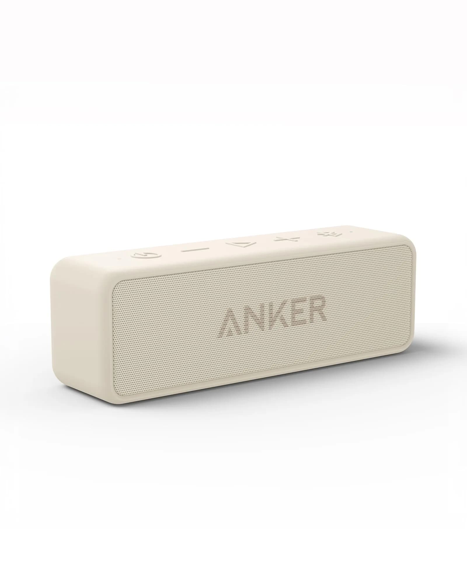 Anker Soundcore 2 Portable Bluetooth Speaker, 12W Stereo Sound, IPX7 Waterproof | 24-Hour Playtime